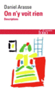 Couverture On n'y voit rien (Daniel Arasse)