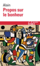 Couverture Propos sur le bonheur ( Alain)