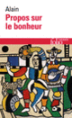 Couverture Propos sur le bonheur ( Alain)