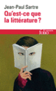 Couverture Qu'est-ce que la littérature? (Jean-Paul Sartre)