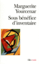 Couverture Sous bénéfice d'inventaire (Marguerite Yourcenar)