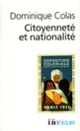 Couverture Citoyenneté et nationalité (Dominique Colas)
