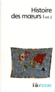 Couverture Histoire des mœurs (,Jean Poirier)