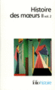 Couverture Histoire des mœurs (Collectif(s) Collectif(s),Jean Poirier)