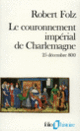 Couverture Le couronnement impérial de Charlemagne (Robert Folz)