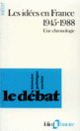 Couverture Les Idées en France 1945-1988 (Collectif(s) Collectif(s))