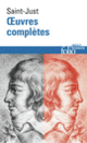 Couverture Œuvres complètes (Miguel Abensour, Saint-Just)