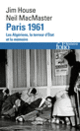 Couverture Paris 1961 (Jim House,Neil Macmaster)