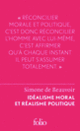 Couverture Idéalisme moral et réalisme politique (Simone de Beauvoir)