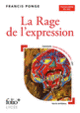 Couverture La Rage de l'expression - Bac 2026 (Francis Ponge)