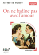 Couverture On ne badine pas avec l'amour (Alfred de Musset)