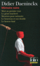 Couverture Mémoire noire (Didier Daeninckx)