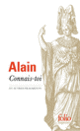 Couverture Connais-toi et autres fragments ( Alain)