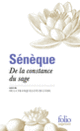 Couverture De la constance du sage/De la tranquillité de l'âme ( Sénèque)