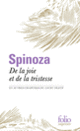 Couverture De la joie et de la tristesse ( Spinoza)