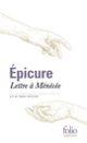 Couverture Lettre à Ménécée et autres textes ( Épicure)