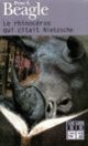 Couverture Le rhinocéros qui citait Nietzsche (Peter S. Beagle)