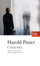Couverture C'était hier (Harold Pinter)