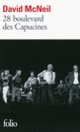 Couverture 28 boulevard des Capucines (David McNeil)