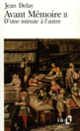 Couverture Avant Mémoire (Jean Delay)