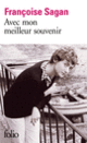 Couverture Avec mon meilleur souvenir (Françoise Sagan)