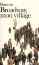 Couverture Broadway, mon village (Damon Runyon)