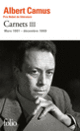 Couverture Carnets (Albert Camus)