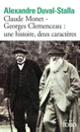 Couverture Claude Monet - Georges Clemenceau : une histoire, deux caractères (Alexandre Duval-Stalla)