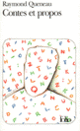 Couverture Contes et propos (Raymond Queneau)