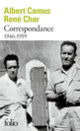 Couverture Correspondance (Albert Camus,René Char)