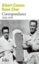 Couverture Correspondance (Albert Camus,René Char)