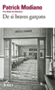 Couverture De si braves garçons (Patrick Modiano)