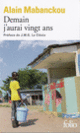 Couverture Demain j'aurai vingt ans (Alain Mabanckou)