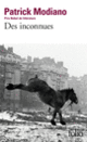 Couverture Des inconnues (Patrick Modiano)