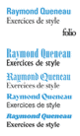 Couverture Exercices de style (Raymond Queneau)