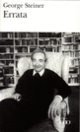 Couverture Errata (George Steiner)