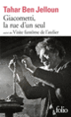 Couverture Giacometti La rue d'un seul/Visite fantôme de l'atelier (Tahar Ben Jelloun)