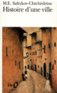 Couverture Histoire d'une ville (M.E. Saltykov-Chtchédrine)