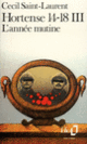 Couverture Hortense 14-18 (Cecil Saint-Laurent)