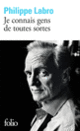 Couverture Je connais gens de toutes sortes (Philippe Labro)