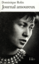 Couverture Journal amoureux (Dominique Rolin) Couverture Journal amoureux (Dominique Rolin)