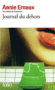 Couverture Journal du dehors (Annie Ernaux)