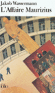 Couverture L'affaire Maurizius (Henry Miller,Jakob Wassermann)