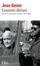 Couverture L'ennemi déclaré (Jean Genet)