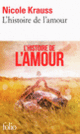 Couverture L'histoire de l'amour (Nicole Krauss)