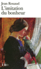 Couverture L'imitation du bonheur (Jean Rouaud)
