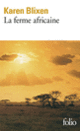 Couverture La ferme africaine (Karen Blixen)