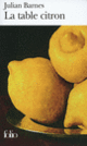 Couverture La table citron (Julian Barnes)