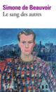 Couverture Le Sang des autres (Simone de Beauvoir) Couverture Le Sang des autres (Simone de Beauvoir)