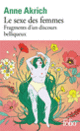 Couverture Le sexe des femmes (Anne Akrich)